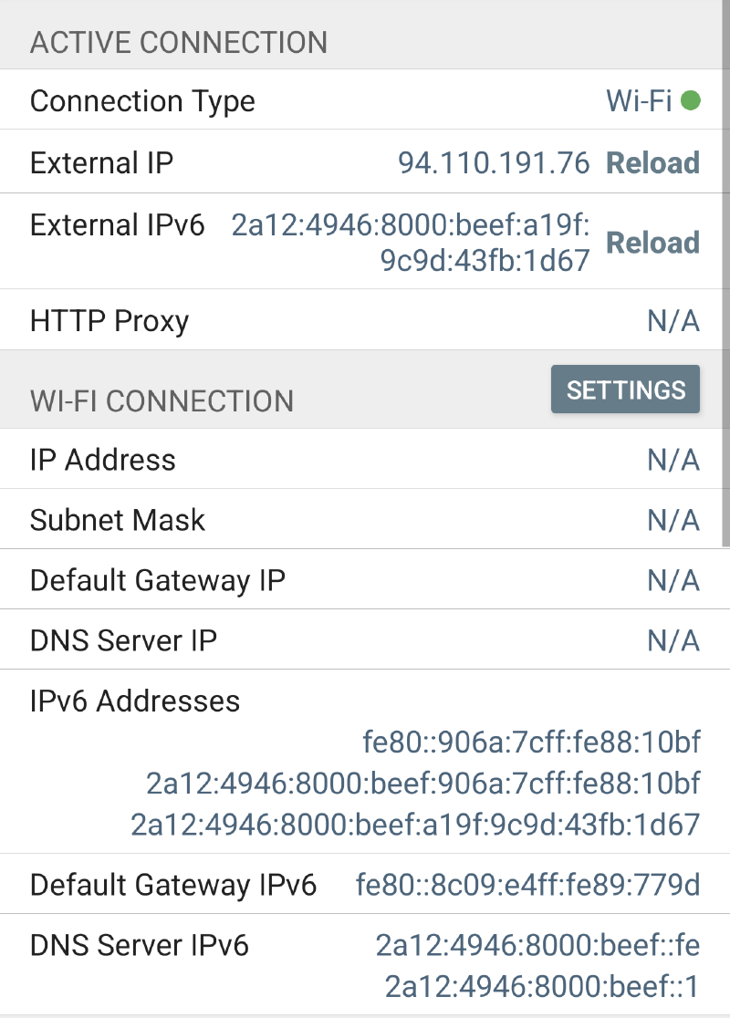 Net Analyzer screenshot